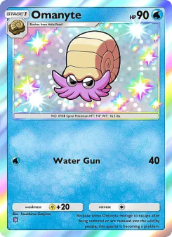 Omanyte - pokemon TCG Card