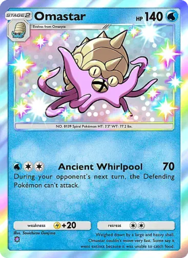 Omastar - Pokémon TCG Card