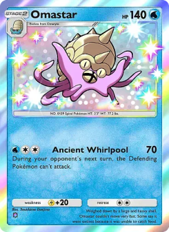 Omastar - pokemon TCG Card