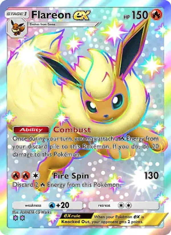Flareon ex - Pokémon TCG Card