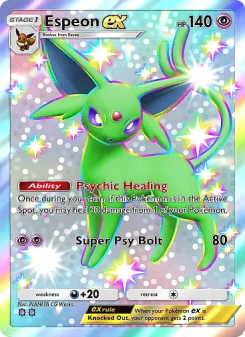 Espeon ex - pokemon TCG Card