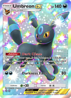 Umbreon ex - pokemon TCG Card