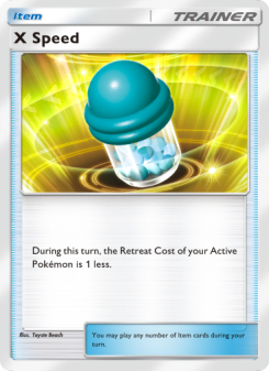 X Speed - pokemon TCG Card
