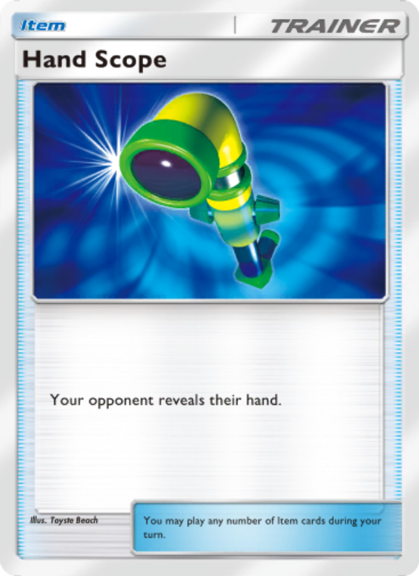 Hand Scope - Pokémon TCG Card