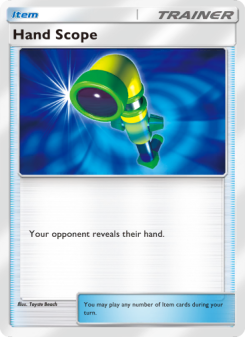 Hand Scope - pokemon TCG Card