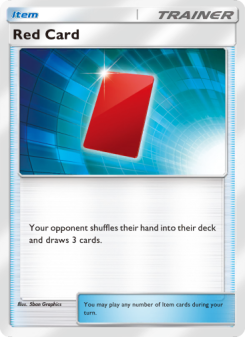 Red Card - pokemon TCG Card