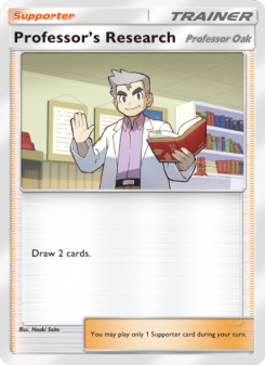 Professor's Research - pokemon TCG Card