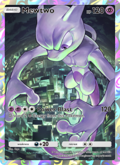 Mewtwo - pokemon TCG Card