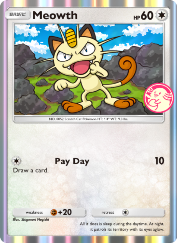 Meowth - Pokémon TCG Card