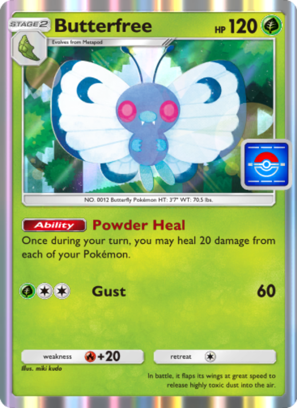 Butterfree - Pokémon TCG Card