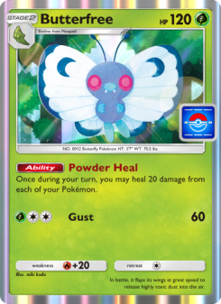 Butterfree - pokemon TCG Card