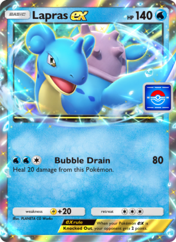 Lapras ex - Pokémon TCG Card