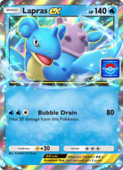 Lapras ex - pokemon TCG Card
