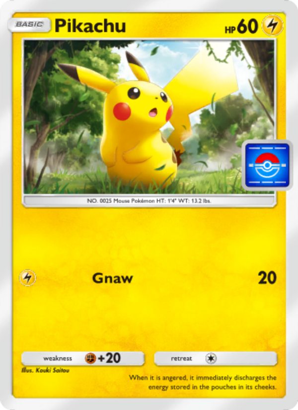 Pikachu - Pokémon TCG Card