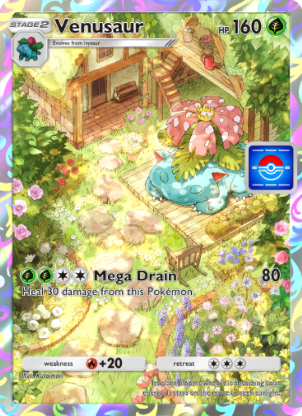 Venusaur - Pokémon TCG Card