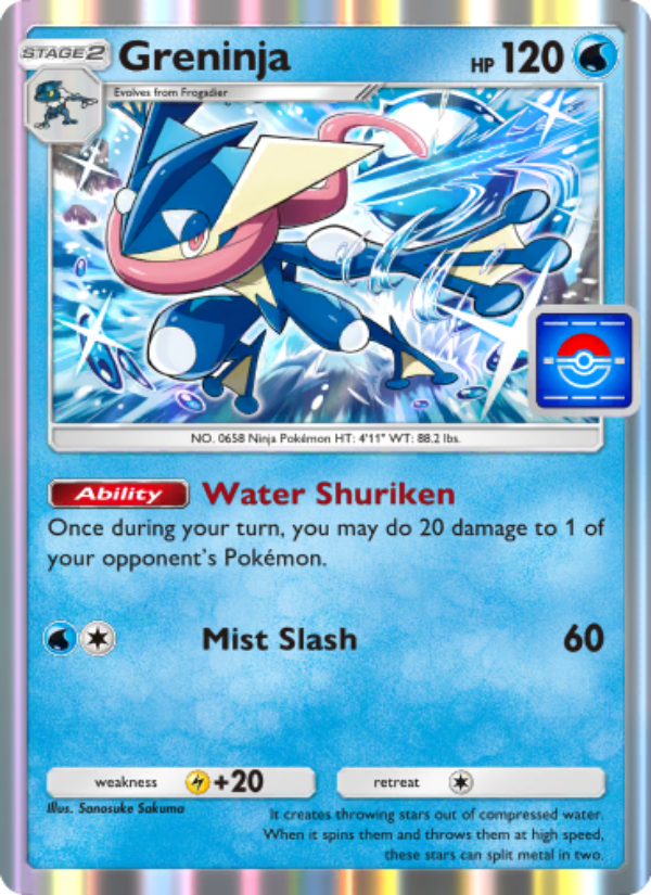 Greninja - Pokémon TCG Card