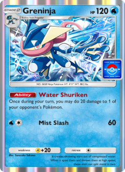 Greninja - pokemon TCG Card