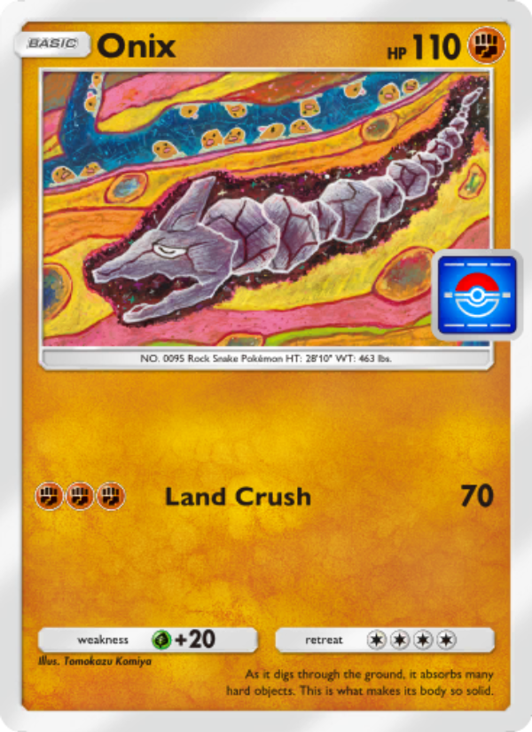Onix - Pokémon TCG Card