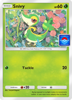 Snivy - pokemon TCG Card
