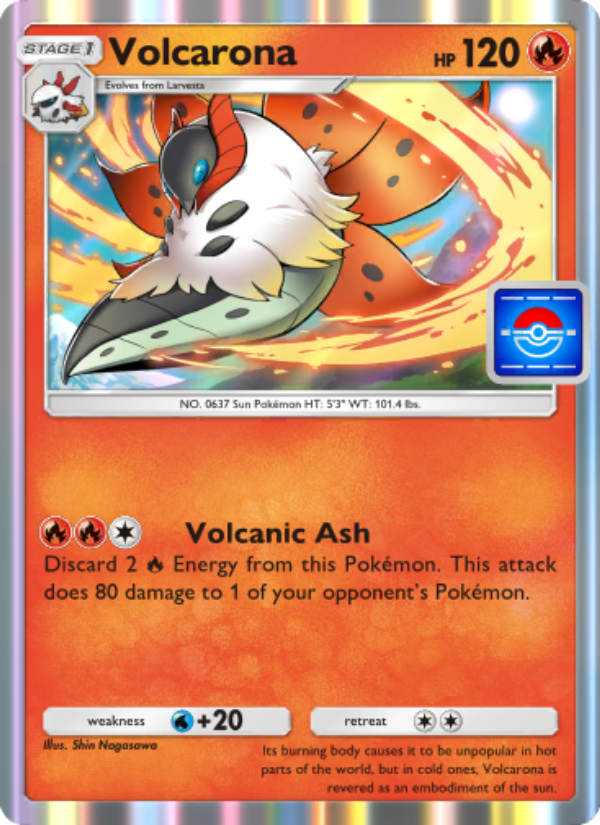 Volcarona - Pokémon TCG Card