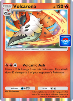 Volcarona - pokemon TCG Card