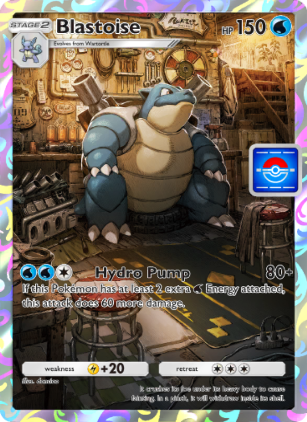 Blastoise - Pokémon TCG Card