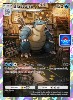Blastoise - pokemon TCG Card