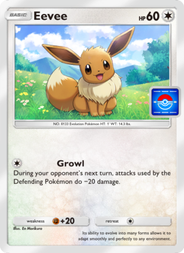 Eevee - Pokémon TCG Card
