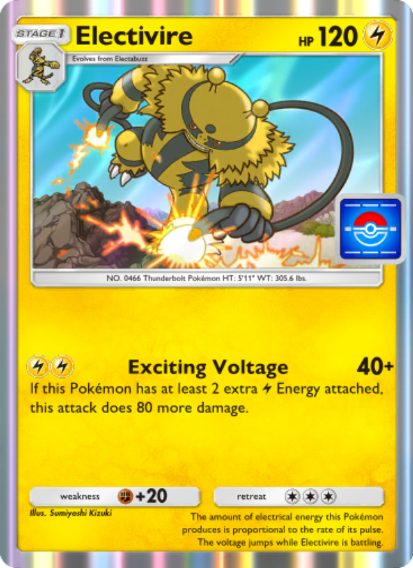 Electivire - Pokémon TCG Card