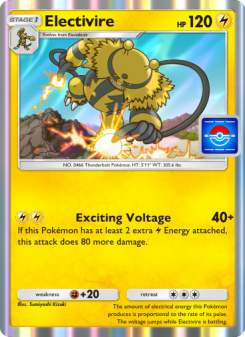 Electivire - pokemon TCG Card
