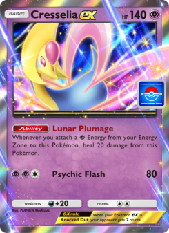 Cresselia ex - pokemon TCG Card