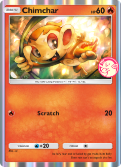 Chimchar - pokemon TCG Card
