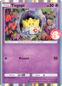 Togepi - pokemon TCG Card