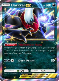 Darkrai ex - pokemon TCG Card