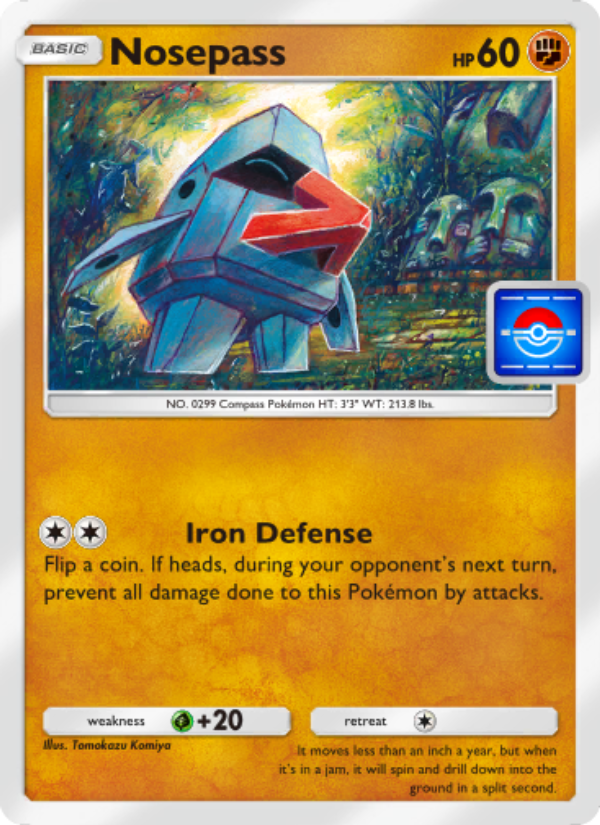 Nosepass - Pokémon TCG Card