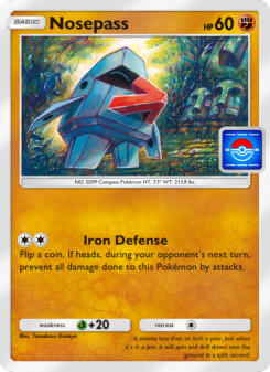 Nosepass - pokemon TCG Card
