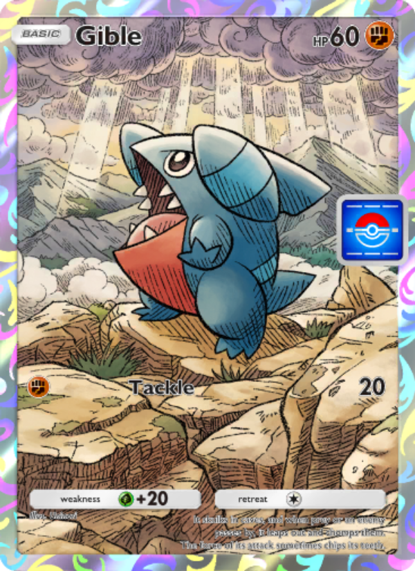 Gible - Pokémon TCG Card