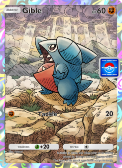Gible - pokemon TCG Card