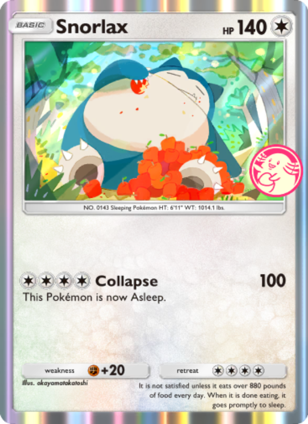 Snorlax - Pokémon TCG Card