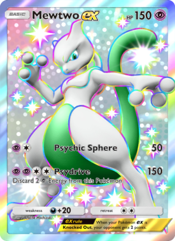 Mewtwo ex - Pokémon TCG Card
