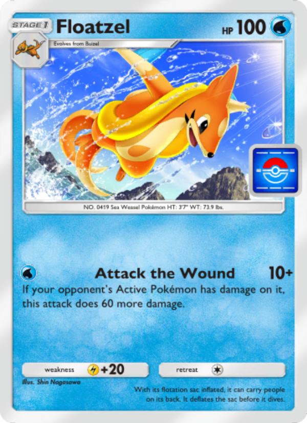Floatzel - Pokémon TCG Card