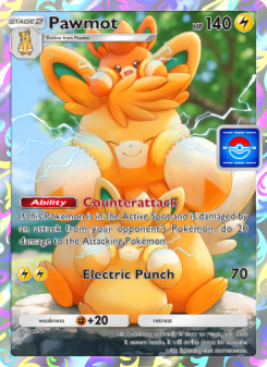 Pawmot - pokemon TCG Card