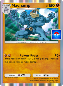 Machamp - pokemon TCG Card