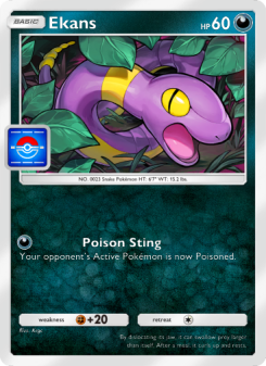 Ekans - pokemon TCG Card