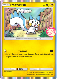 Pachirisu - pokemon TCG Card
