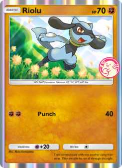 Riolu - pokemon TCG Card