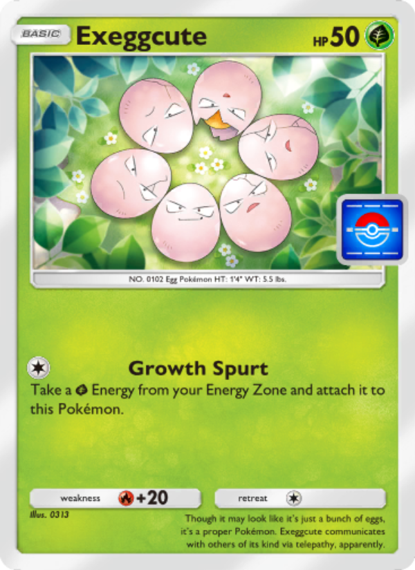 Exeggcute - Pokémon TCG Card