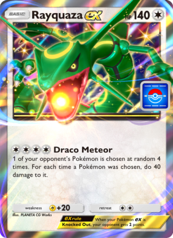 Rayquaza ex - Pokémon TCG Card