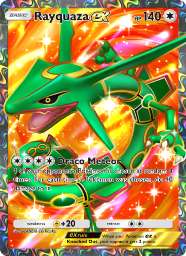 Rayquaza ex - Pokémon TCG Card