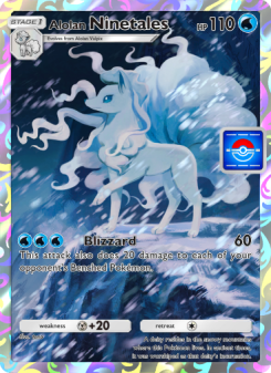 Alolan Ninetales - pokemon TCG Card